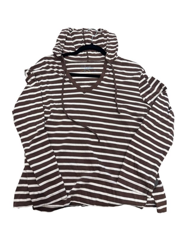 Top Long Sleeve By Fresh Produce In Brown, Size: S Online