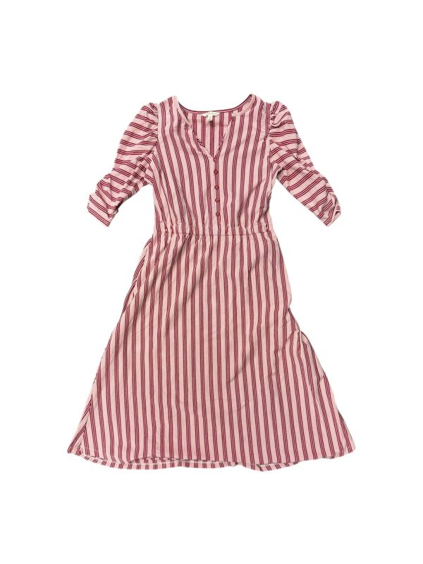Dress Casual Midi By Matilda Jane In Pink & Red, Size: 4 Supply