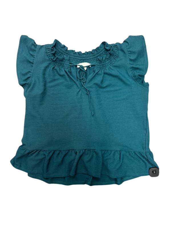 Top Sleeveless By Michael Kors In Teal, Size: L For Cheap