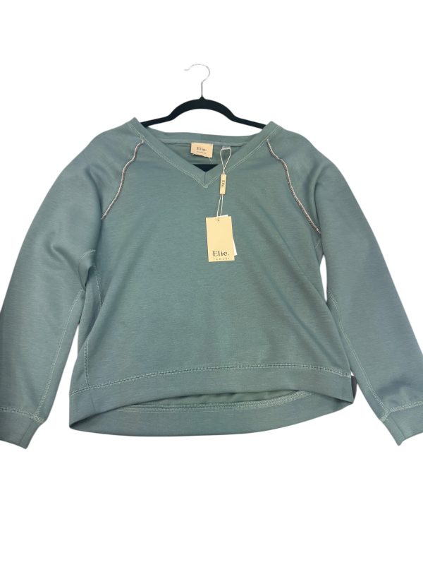 Top Long Sleeve By Elie Tahari In Green, Size: Xs Online Sale