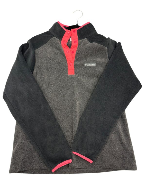 Jacket Fleece By Columbia In Grey, Size: M Online Sale