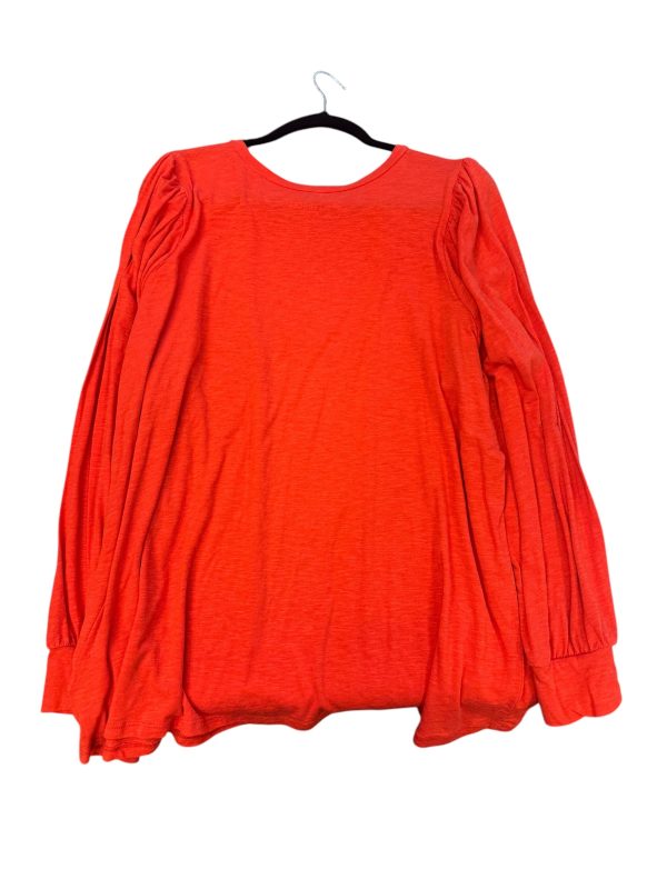 Top Long Sleeve By Torrid In Orange, Size: 3x Cheap - Image 2
