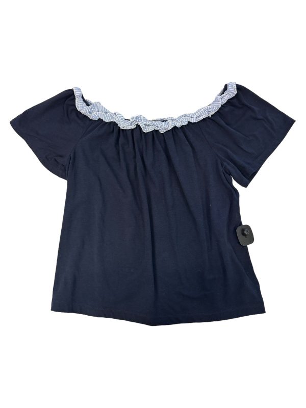 Navy Top Short Sleeve Designer Kate Spade, Size L Online