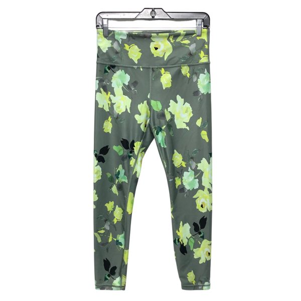 Athletic Leggings By Athleta In Green, Size:M Sale