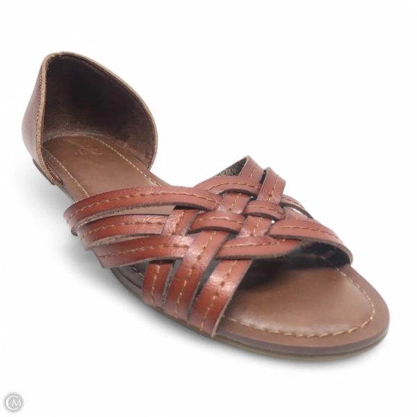 Sandals Flats By Universal Thread In Brown, Size: 9 Cheap - Image 2