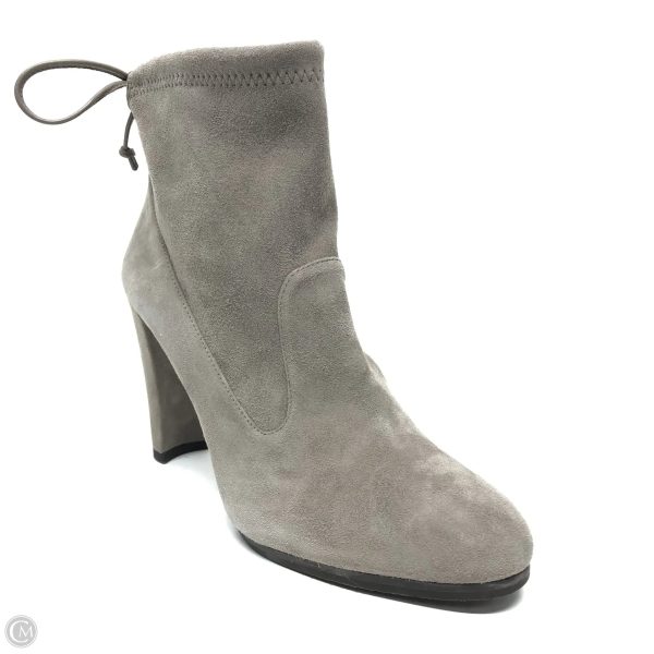 Boots Designer By Stuart Weitzman In Taupe, Size: 6.5 Discount - Image 2