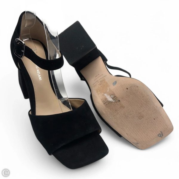 Sandals Heels Block By Antonio Melani In Black, Size: 9.5 Hot on Sale - Image 3