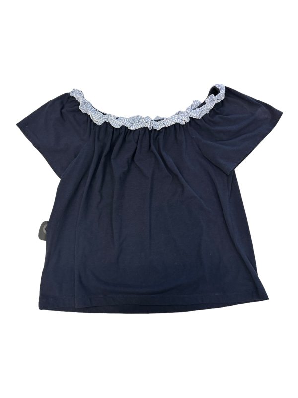 Navy Top Short Sleeve Designer Kate Spade, Size L Online - Image 2
