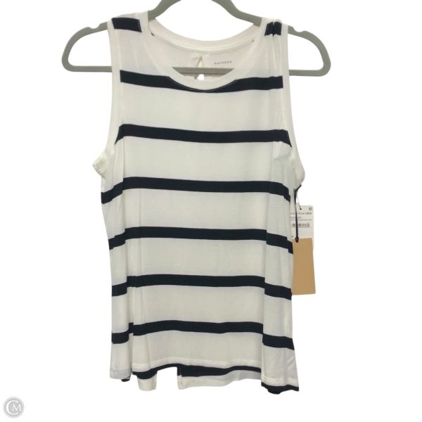 Top Sleeveless By Halogen In Black & White, Size: S Fashion