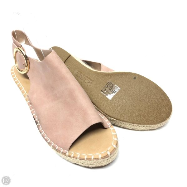 Shoes Heels Wedge By Catherine Malandrino In Pink, Size: 10 Online Sale - Image 3