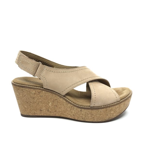 Sandals Heels Wedge By Clarks  Size: 10 Hot on Sale