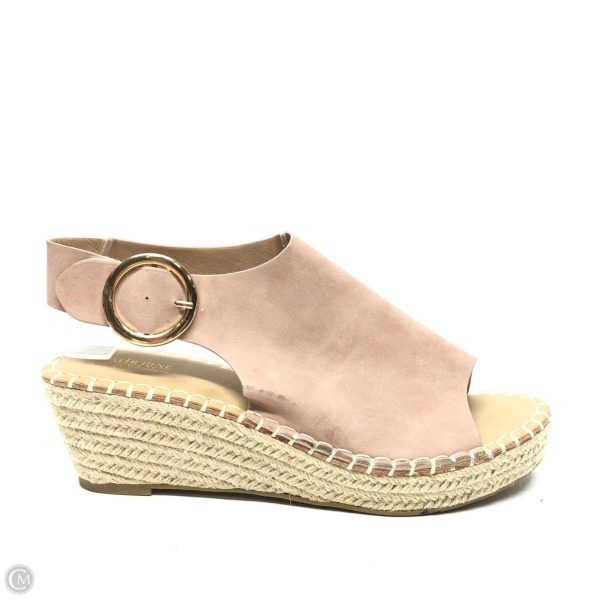 Shoes Heels Wedge By Catherine Malandrino In Pink, Size: 10 Online Sale