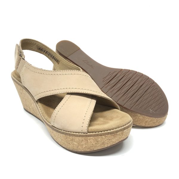 Sandals Heels Wedge By Clarks  Size: 10 Hot on Sale - Image 3