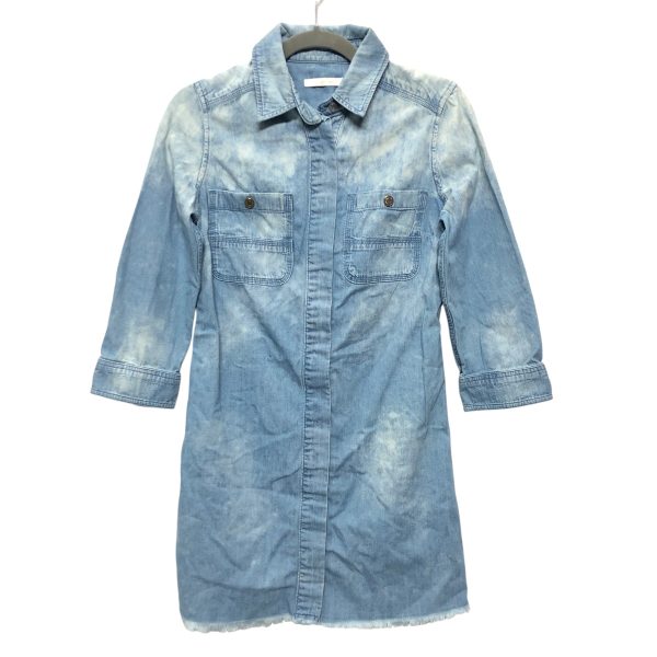 Dress Casual Short By 7 For All Mankind In Blue Denim, Size:Xs on Sale