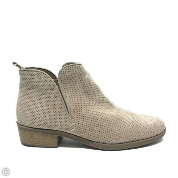 Boots Ankle Heels By Universal Thread In Beige, Size: 9 Cheap