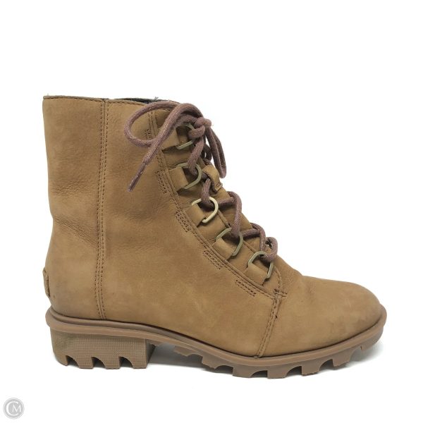 Boots Ankle Heels By Sorel In Brown, Size: 7 Fashion