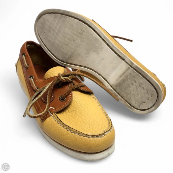 Shoes Designer By Dooney And Bourke In Brown & Yellow, Size: 6 Online Hot Sale - Image 3