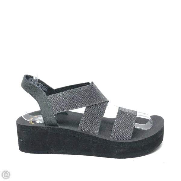 Sandals Heels Platform By Yellow Box In Grey, Size: 6 Hot on Sale