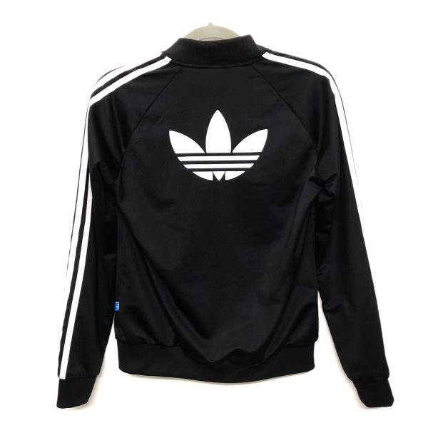 Athletic Jacket By Adidas In Black & White, Size:S For Cheap - Image 2