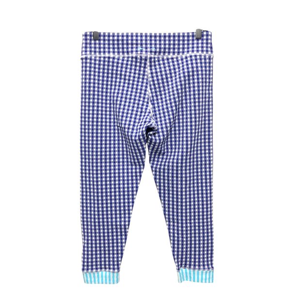 Athletic Leggings Capris By The Upside In Blue & White, Size:Lp Cheap - Image 2