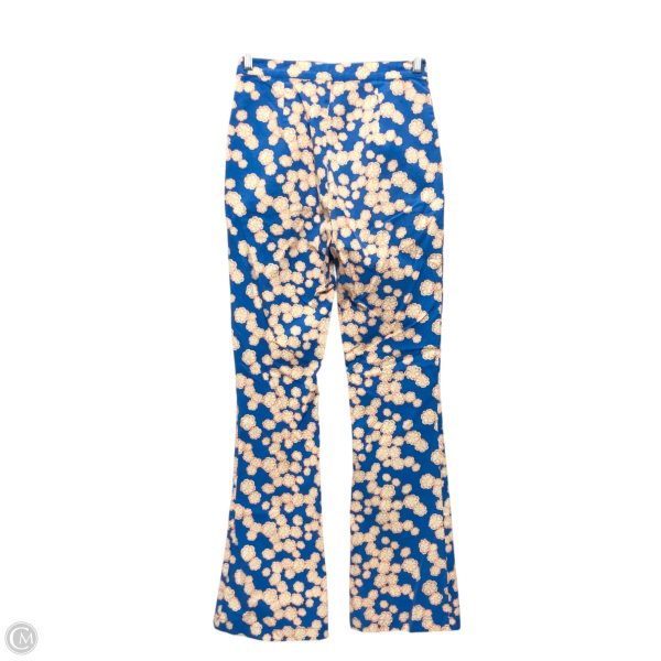 Jeans Flared By Urban Outfitters In Blue & Yellow, Size: 0 Sale - Image 2