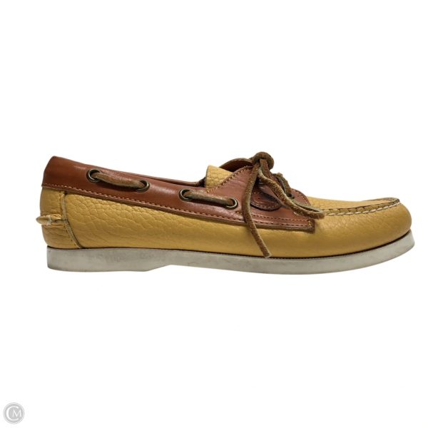 Shoes Designer By Dooney And Bourke In Brown & Yellow, Size: 6 Online Hot Sale