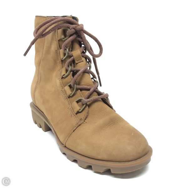 Boots Ankle Heels By Sorel In Brown, Size: 7 Fashion - Image 2