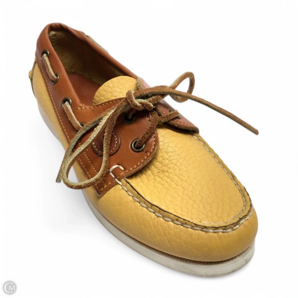 Shoes Designer By Dooney And Bourke In Brown & Yellow, Size: 6 Online Hot Sale - Image 2