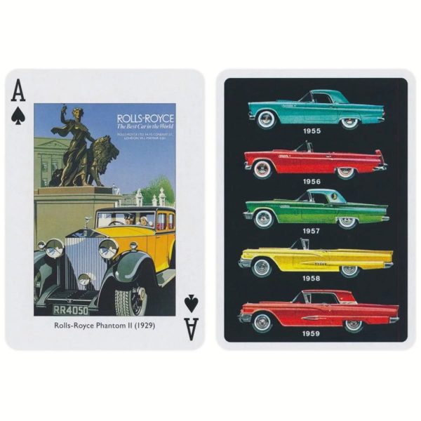 Classic Cars Playing Cards by Piatnik - A Ride Through Automotive History Online now - Image 4