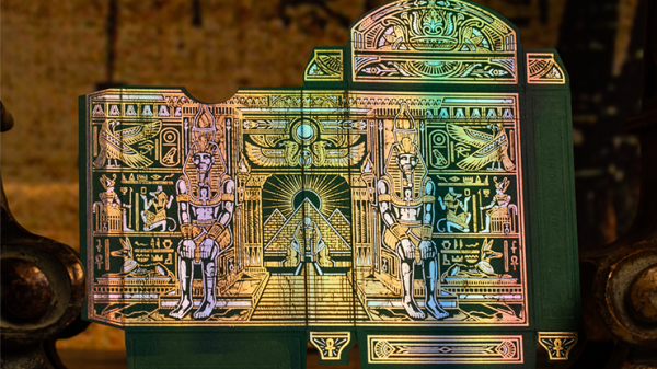 Gods of Egypt Golden Oasis Gilded Playing Cards TWPCC Online now - Image 2