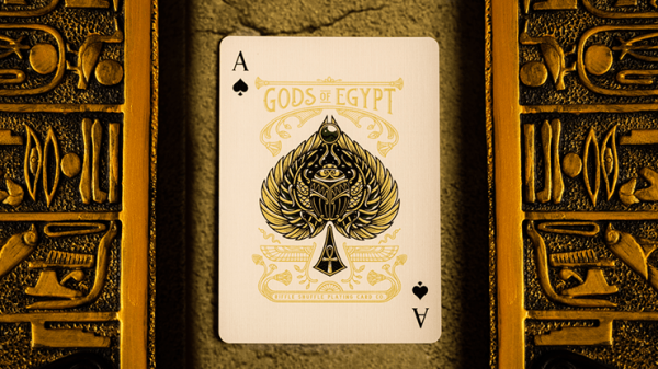 Gods of Egypt Golden Oasis Gilded Playing Cards TWPCC Online now - Image 4