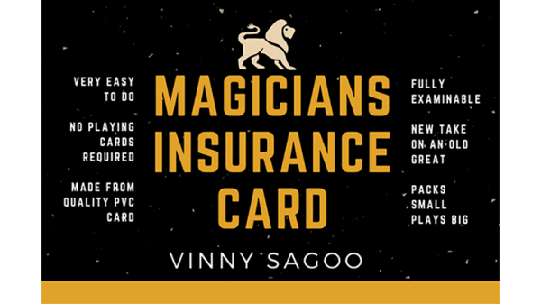 Magicians Insurance Card by Vinny Sagoo Online