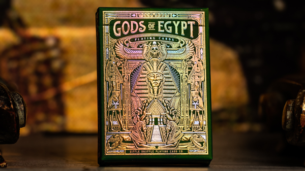 Gods of Egypt Golden Oasis Gilded Playing Cards TWPCC Online now - Image 5