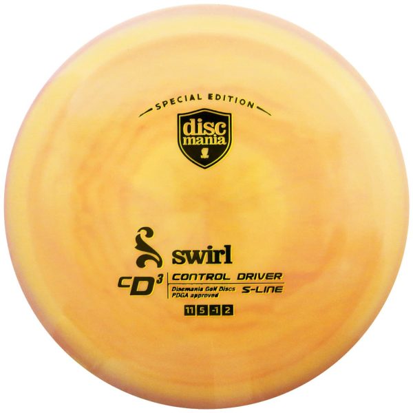 Discmania Limited Edition Swirly S-Line CD3 Control Driver Distance Driver Golf Disc Hot on Sale